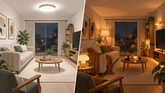 De ce unele livinguri sunt mai confortabile cu lumina principală stinsă?