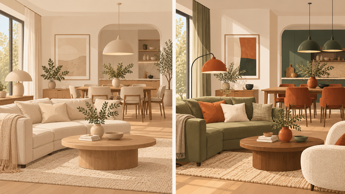 Faut-il assortir les luminaires aux meubles  Une décoration ton sur ton est-elle vraiment plus harmonieuse