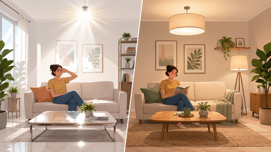 Que faire si la lumière est trop éblouissante ? Comment réduire l’éblouissement à la maison ?