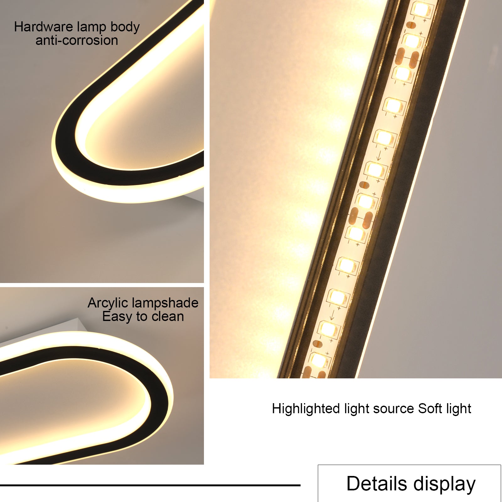 Diagramme de l'effet lumineux du plafonnier