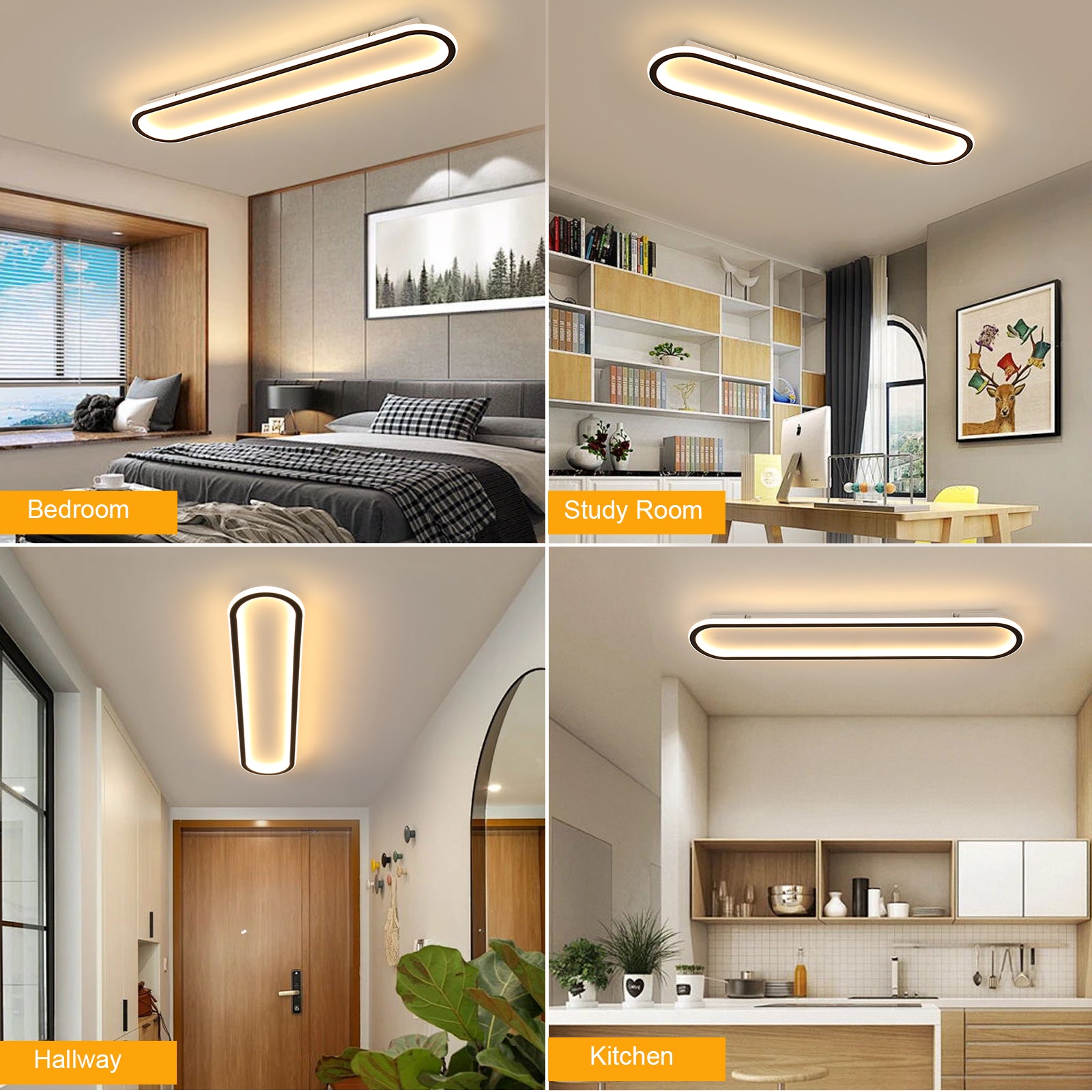 Diagramme de l'effet lumineux du plafonnier