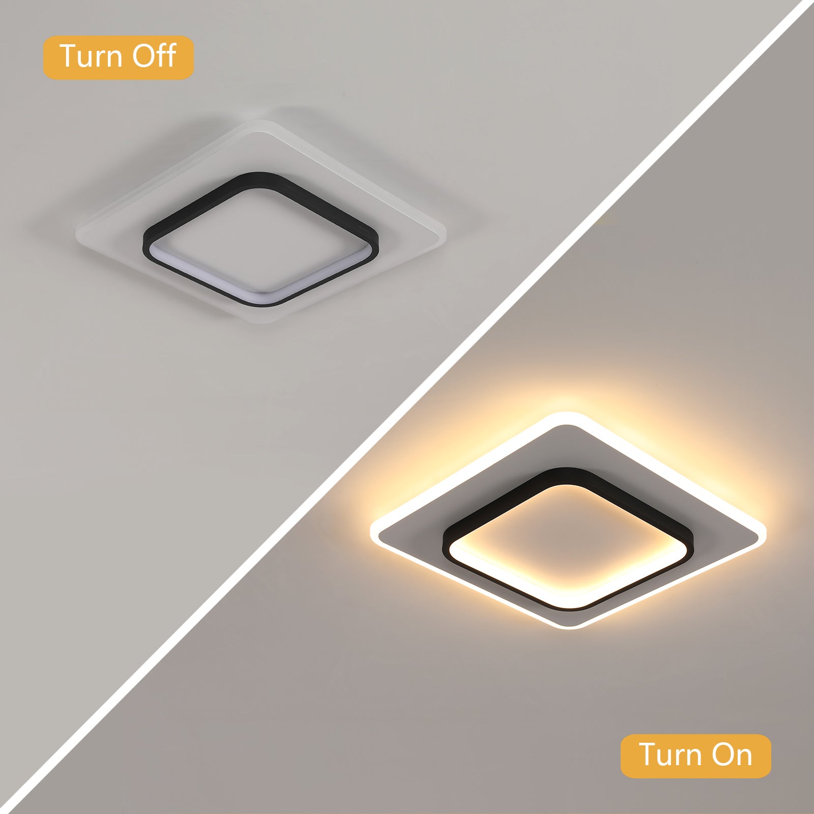 Diagramme de l'effet lumineux du plafonnier