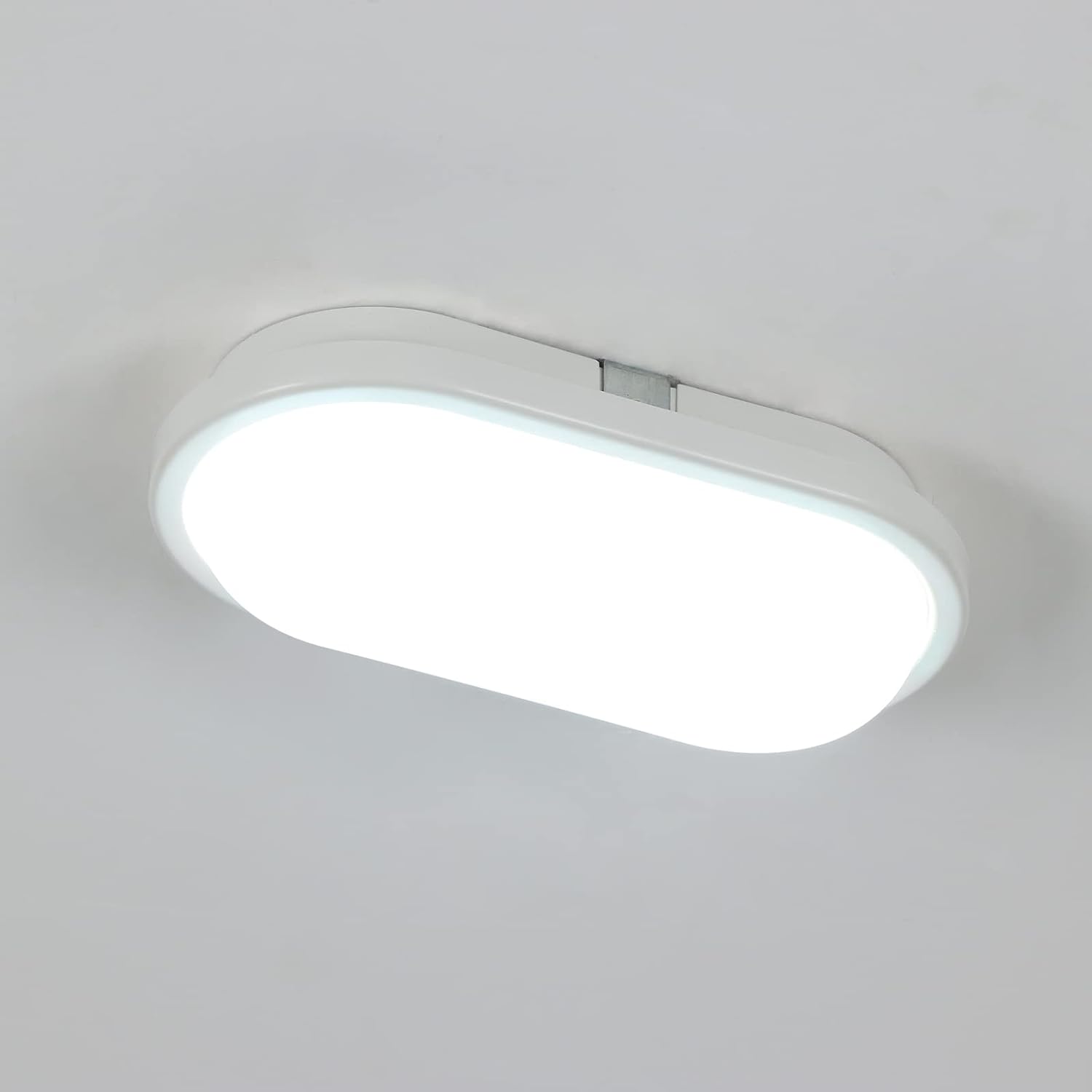 Plafonnier LED Blanc Froid 6000K Ovale plafonnier LED salle de bain