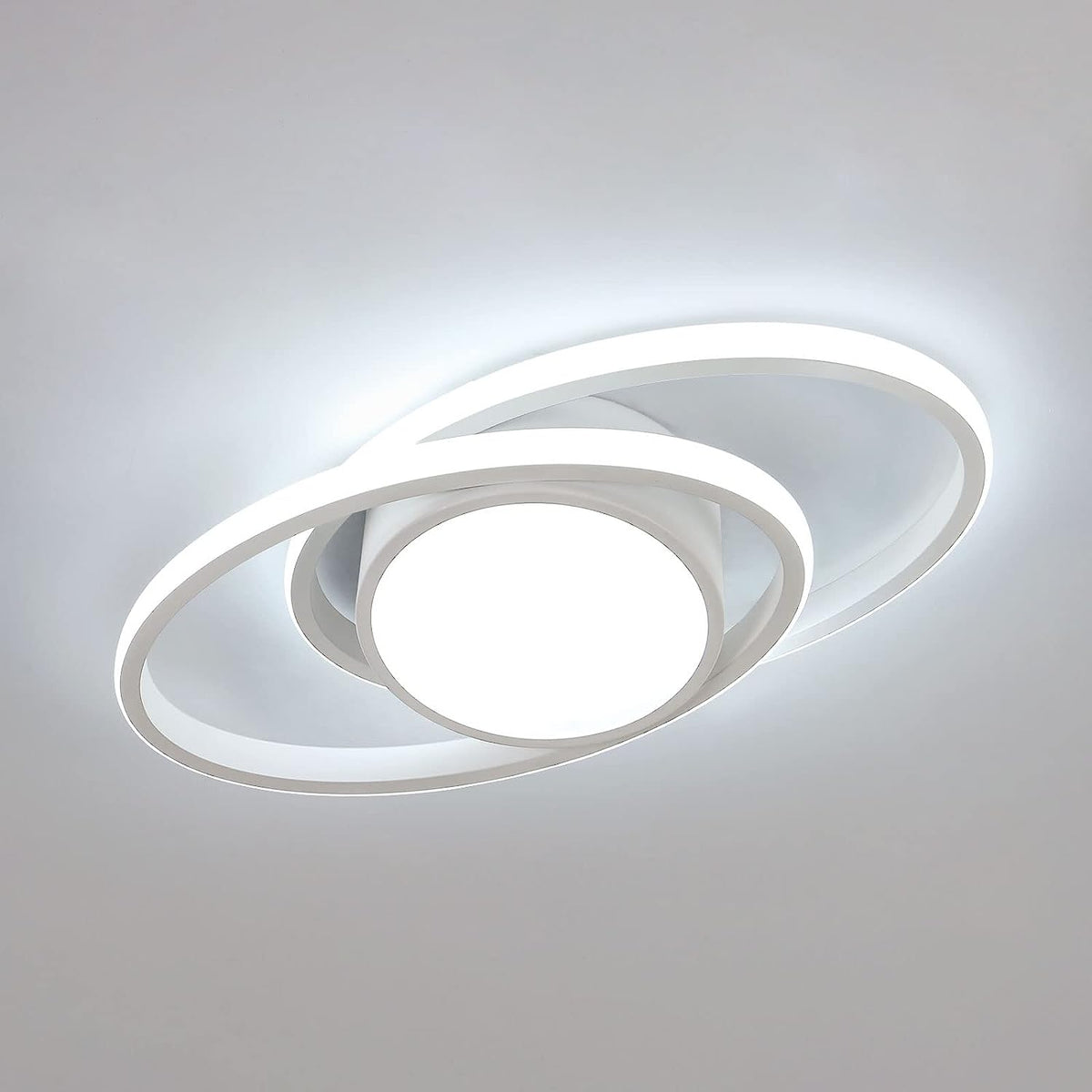 Plafonnier LED, Luminaire Plafonnier Chambre, 39W 4000lm, Rond Lampe de plafond Moderne