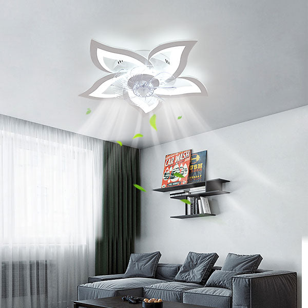 Ventilateur de Plafond avec Éclairage, 62W Moderne Plafonnier LED avec Télécommande