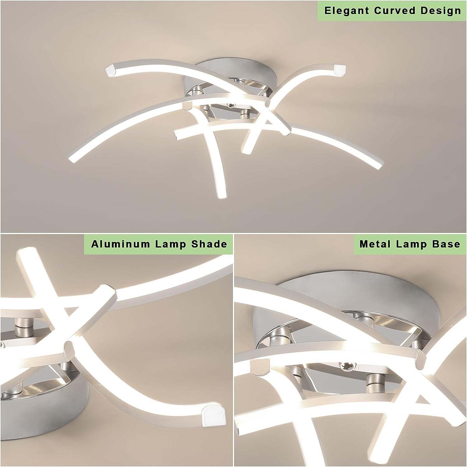 Diagramme de l'effet lumineux du plafonnier