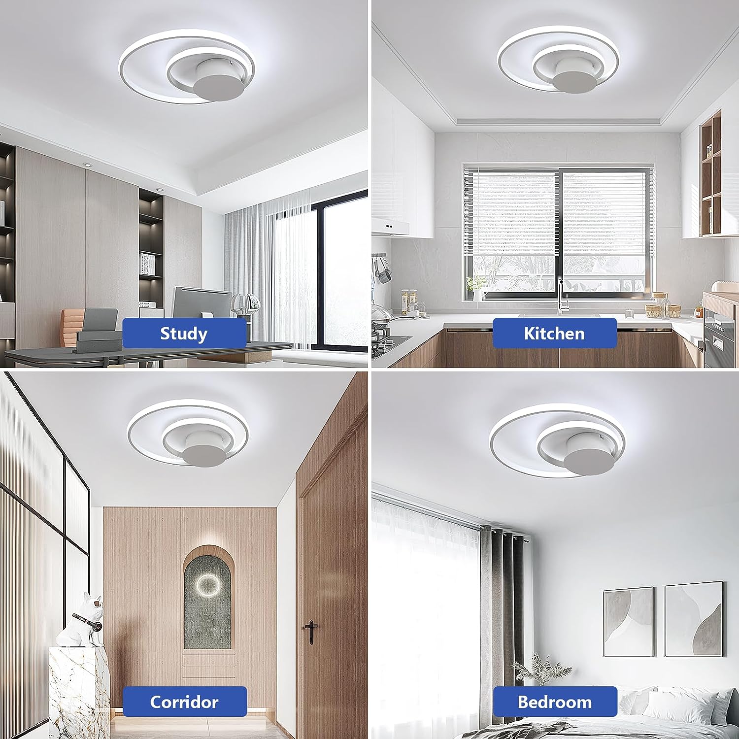 Diagramme de l'effet lumineux du plafonnier