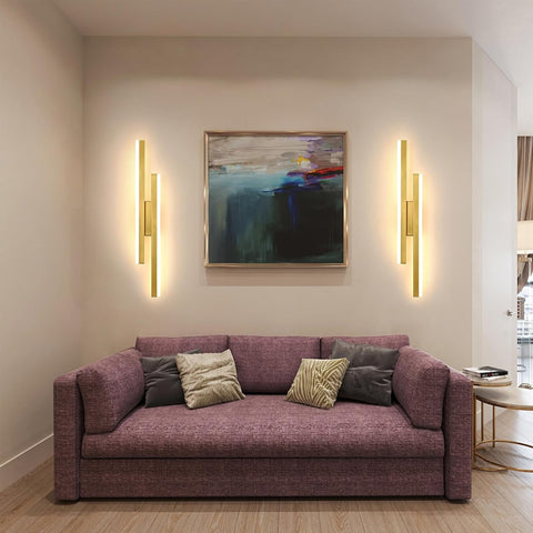 Applique Murale LED 16W Dorée Moderne 3 Températures 1800LM