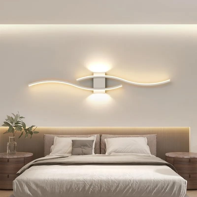 Aplica LED de Perete Minimalistă cu Formă Arcuită