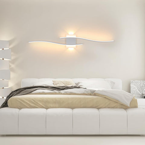 Aplica LED de Perete Minimalistă cu Formă Arcuită