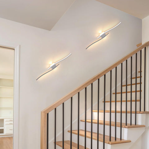 Aplica LED de Perete Minimalistă cu Formă Arcuită