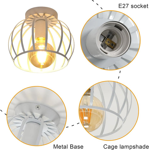 Plafonnier Industriel Vintage
