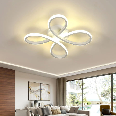 Lustră LED Modernă 30W cu Design Floral