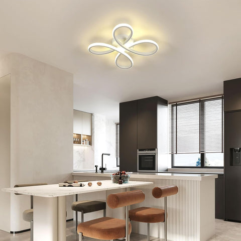 Lustră LED Modernă 30W cu Design Floral