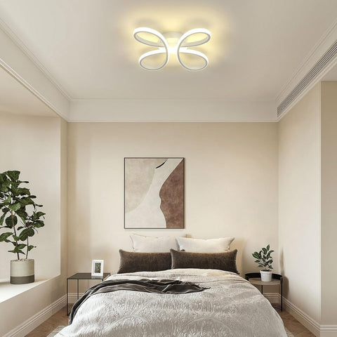 Lustră LED Modernă 30W cu Design Floral