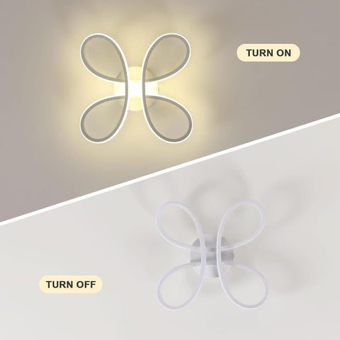 Lustră LED Modernă 30W cu Design Floral