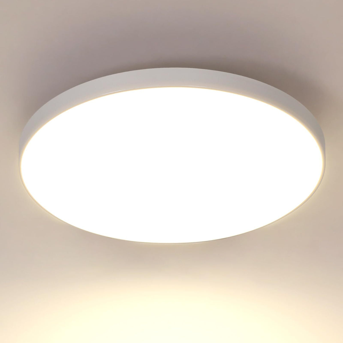 Plafonnier LED, Blanc Rond 27*5 CM, 24W 4000K Lumière Blanche Neutre