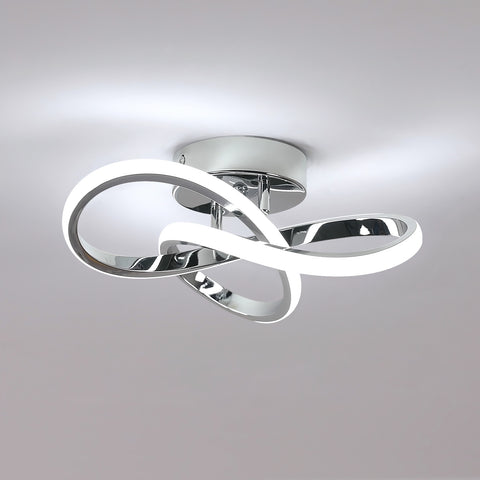 Plafonnier LED Moderne, Lampe de Plafond, Plafonnier LED Design en Forme