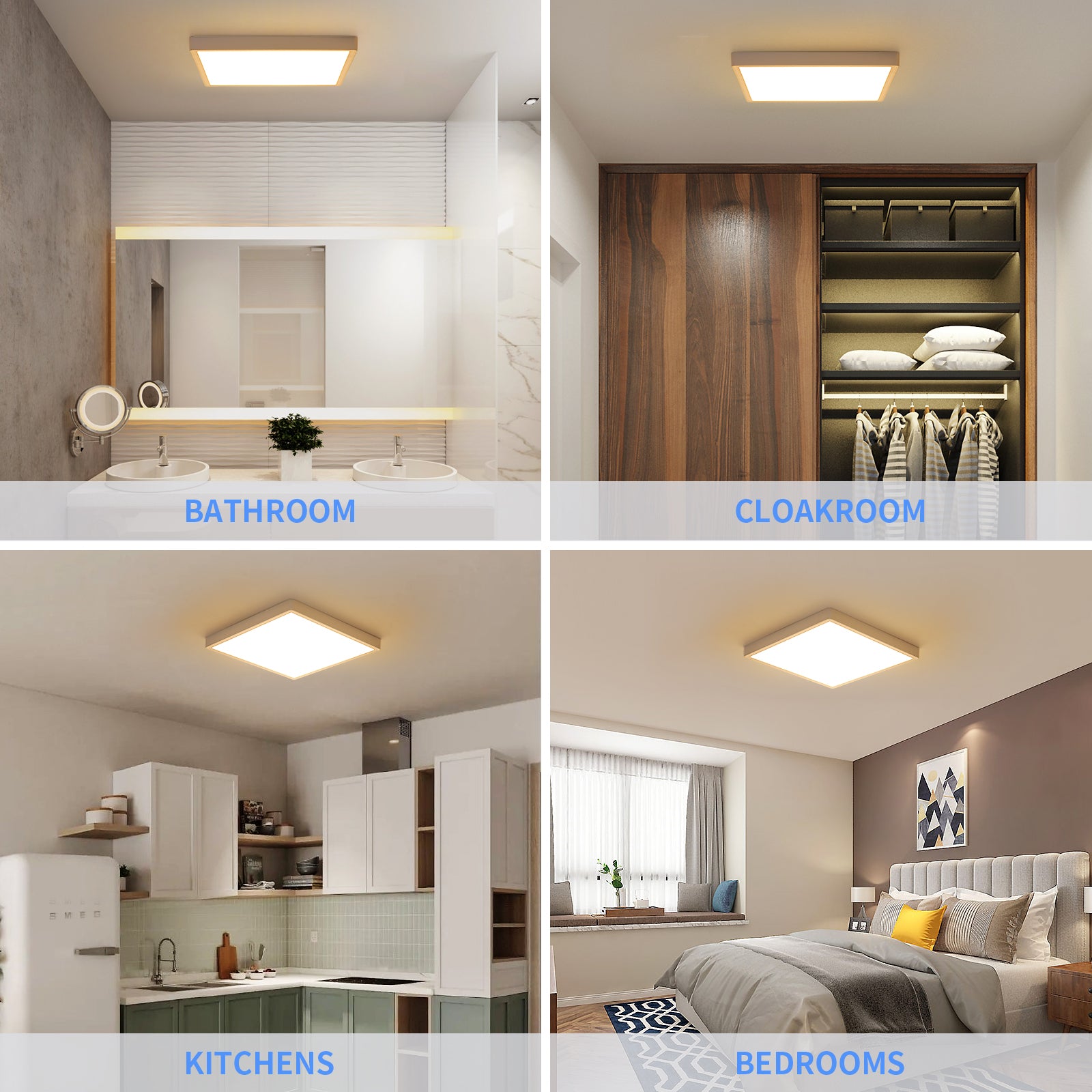 Diagramme de l'effet lumineux du plafonnier