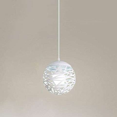 Industriel Global Metal moderne creux plafond Lustre Îlot de cuisine Art Lighting Loft Fer à une tête Personnalité studio Salon Pendant Light Restaurant Bar Comptoir Lampe suspendue E27 Sans Ampoules