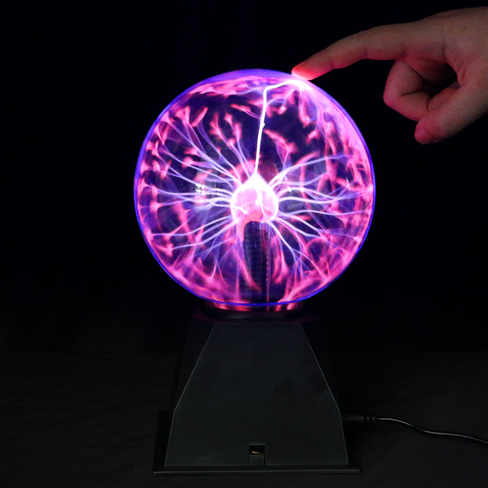 Lumière de Boule de Plasma, Lampe Plasma Boule Magique Lampe de Sphère d'ion de Boule Sensible