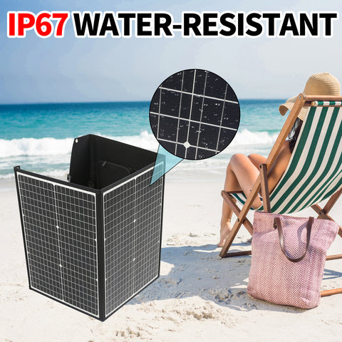 Panneaux solaires pliables portables pour le camping, la randonnée, le sac, le chargeur, 120W