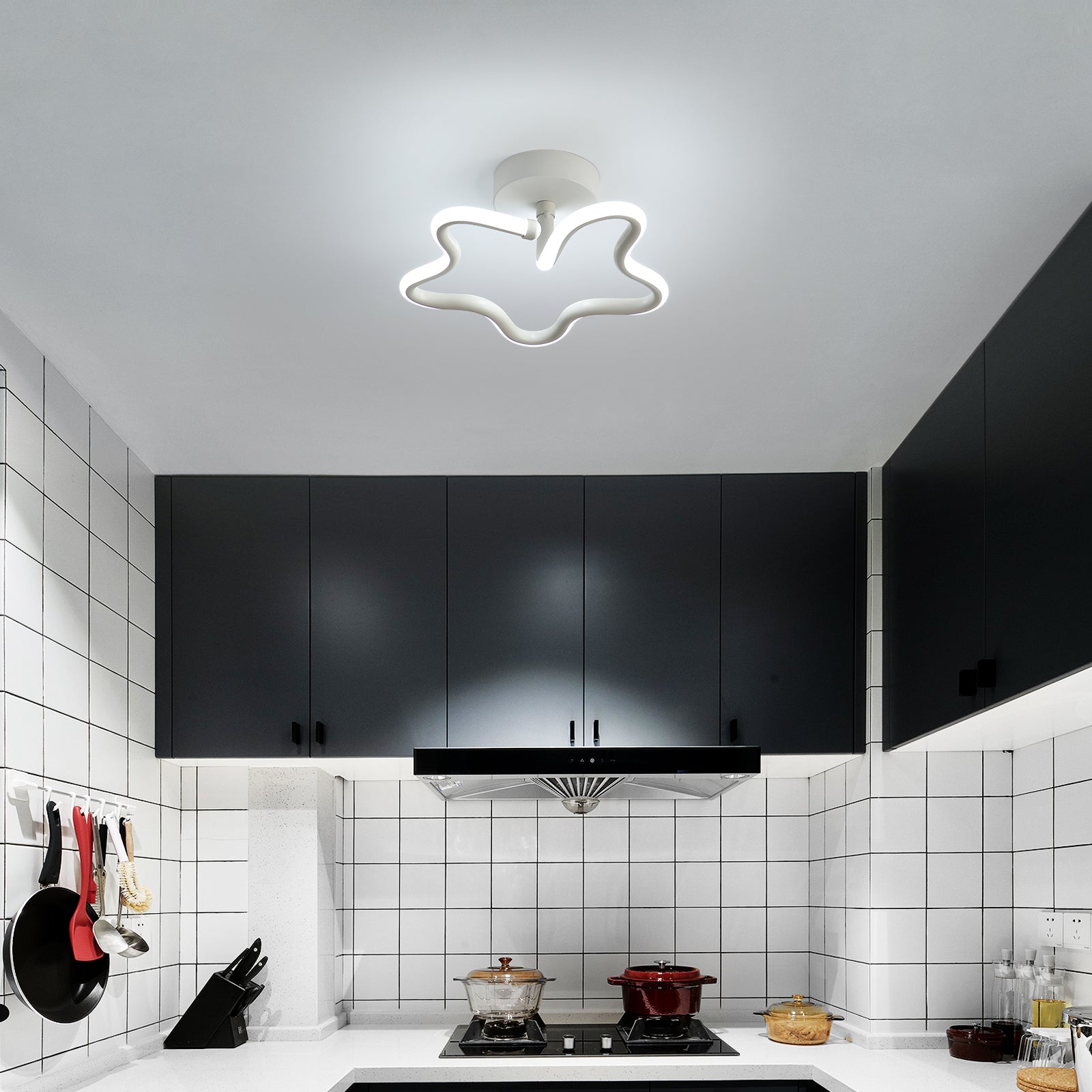 Plafonniers LED, Star Led Lustres Modernes,16W 1600 Lummen 6000k