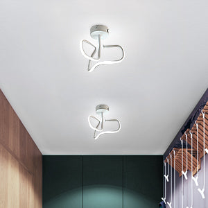 16W Plafonnier Led, Moderne Creative Métal Acrylique Design Plafond Lampe en Aluminium, 6000K Blanc Lampe de Plafond, Luminaire Plafonnier Led Moderne pour Salon, Chambre à Coucher, Cuisine