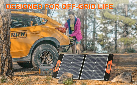 Panneau solaire portable pliable 75 W 3 ports DC/PD 45 W/QC3.0/USB compatible avec la plupart des générateurs solaires portables/centrales électriques/téléphones/ordinateurs portables pour les voyages/camping/RV