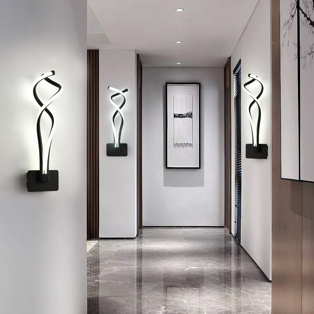 LED Applique Murale, Lampe Murale chevet 13W, Luminaire Mural aluminium pour Chambre Salon Escalier Couloir