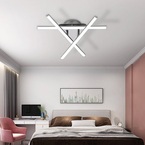 Lampe de plafond LED, 18 W plafonnier LED et minimaliste, lumières blanches froides, 6500 K, LED intégrées, plafonnier pour chambre à coucher, salon, salle à manger, IP20