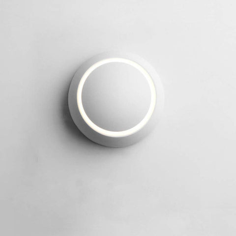 Moderne Applique Murale LED 2 Ronds Lampe murale Blanc Chaud 3000K Pour chambre à coucher, salon, couloir, entrée Blanc