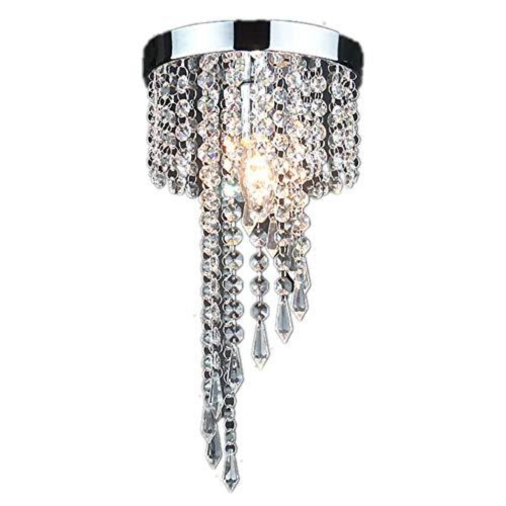 Lustres en Cristal, Cristal Lampe de Plafond, E14 Lampe de Plafonnier en Cristal K9