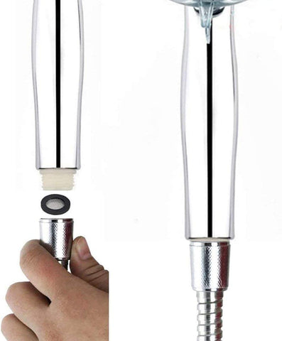Pommeau de Douche LED, Pomme de Douche Haute Pression avec 7 Lumières LED de Couleur 2 Types de Modes de Pluie éConomisent 40% d'Eau