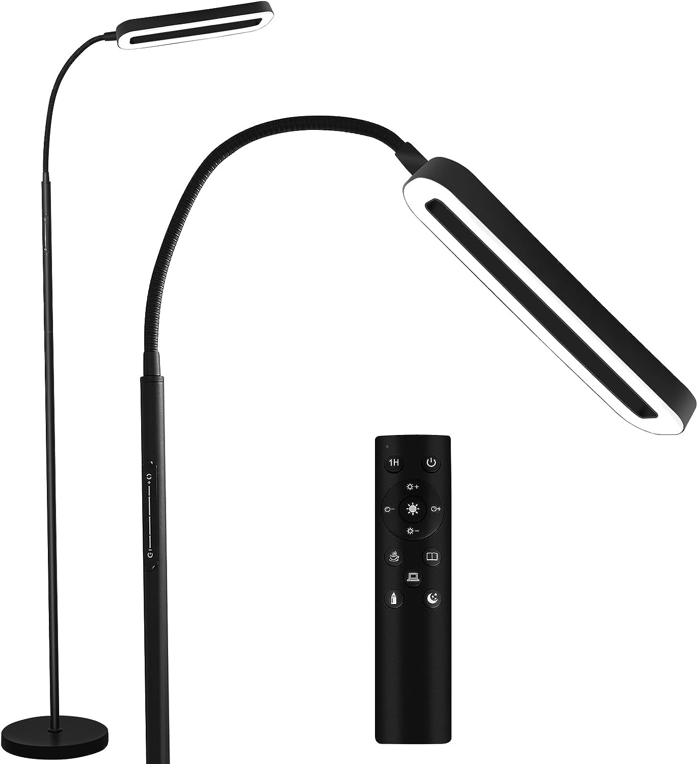 Lampadaire Dimmable, Lampadaires LED 16W Luminosité Variateur de Température de Couleur