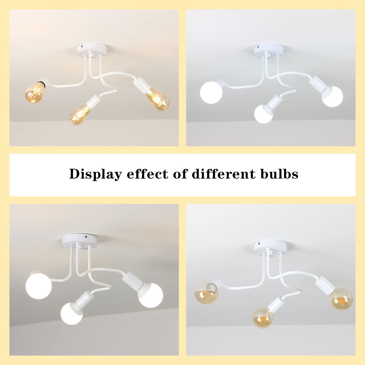 Diagramme de l'effet lumineux du plafonnier