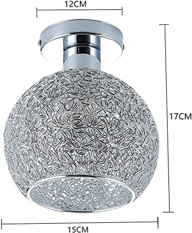 Lampe en aluminium de plafond Mini plafonnier pour le vestiaire, le couloir et le salon