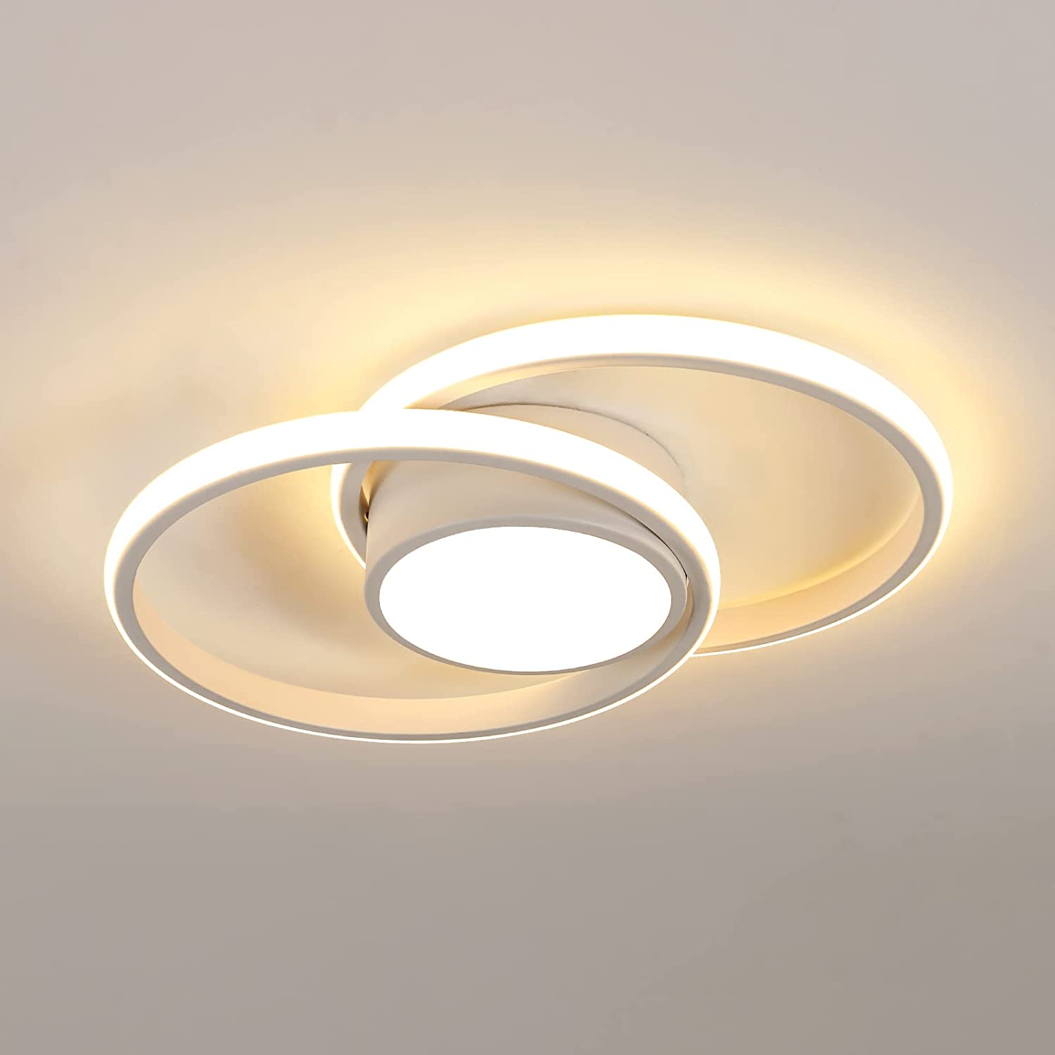 Plafonnier LED, Luminaire Plafonnier Chambre, 42W 4000lm, Rond Lampe de plafond Moderne