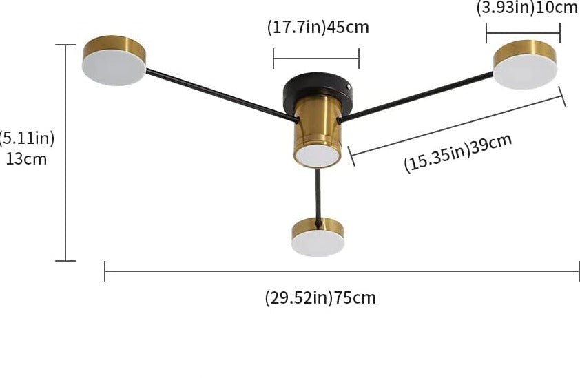 Tableau des tailles de lustre