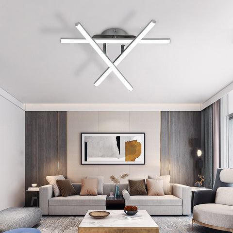 Lampe de plafond LED, 18 W plafonnier LED et minimaliste, lumières blanches froides, 6500 K, LED intégrées, plafonnier pour chambre à coucher, salon, salle à manger, IP20