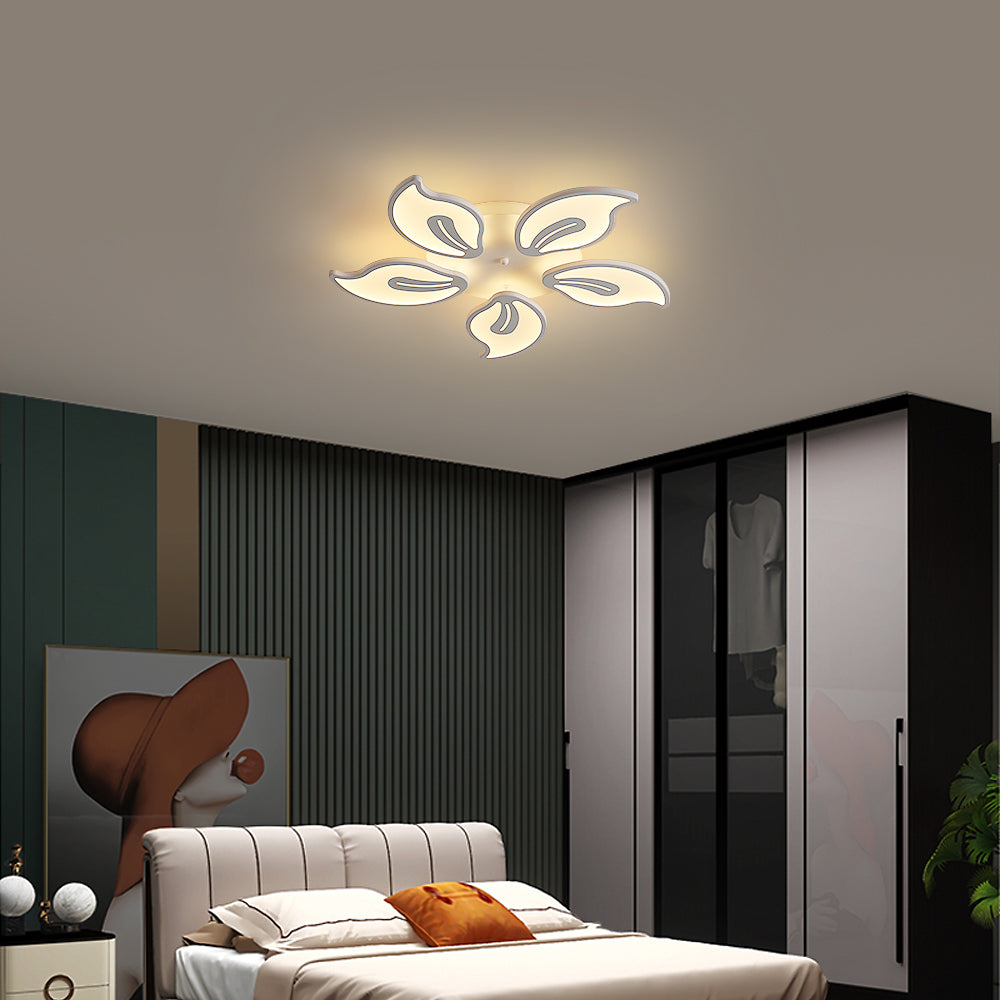 Plafonnier LED, Lampe de plafond moderne pétale 45W 4500LM