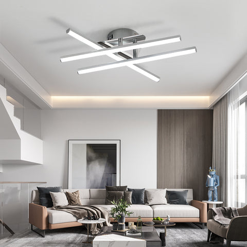 Lampe de plafond LED, 18 W plafonnier LED et minimaliste, lumières blanches froides, 6500 K, LED intégrées, plafonnier pour chambre à coucher, salon, salle à manger, IP20