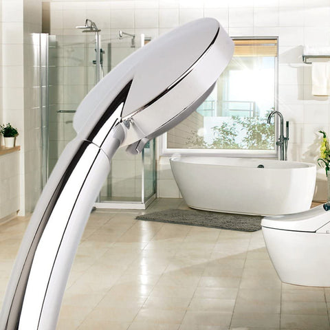 Pommeau de Douche LED, Pomme de Douche Haute Pression avec 7 Lumières LED de Couleur 2 Types de Modes de Pluie éConomisent 40% d'Eau