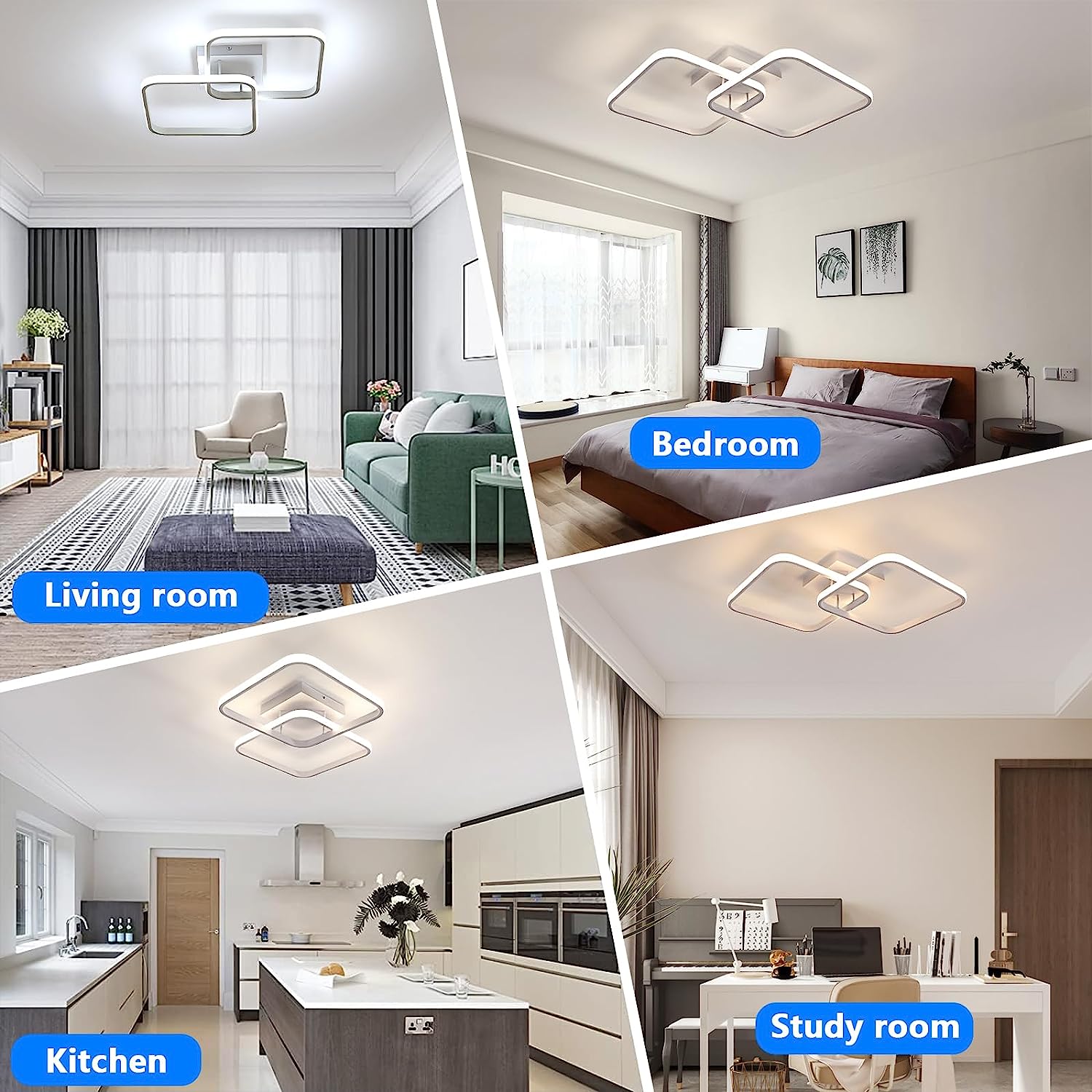 Diagramme de l'effet lumineux du plafonnier