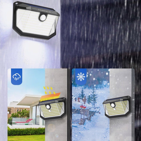 Lampe murale à LED solaire [Classe énergétique E]