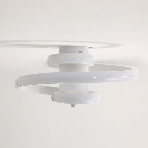 LED Plafonnier Moderne, 22W Simple en Forme de Ruban en Spirale Design Lustre