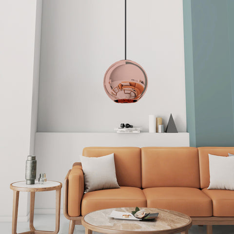 Suspension 25cm E27 led burette en verre pyrex soufflé coloré a chuté lustre classique moderne  Sans ampoule